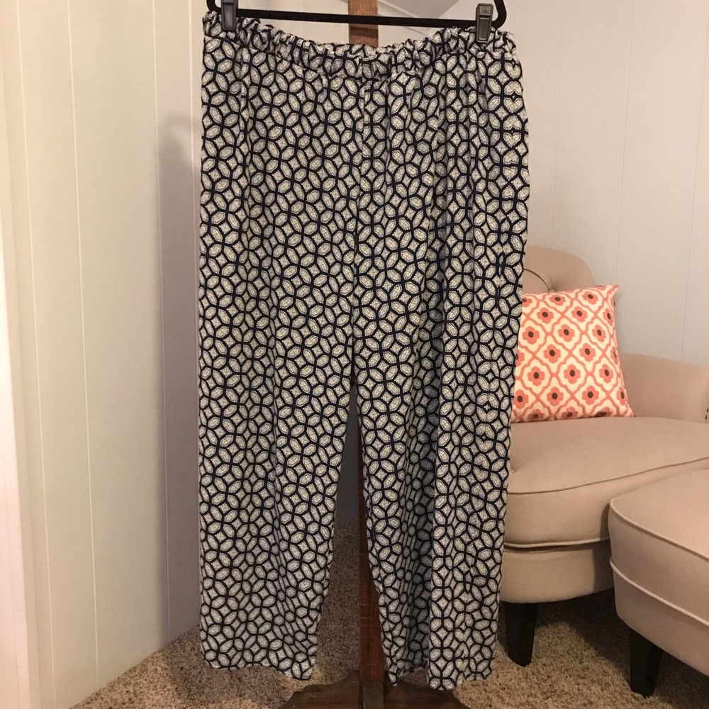 Moa Moa Printed Pull-On Wide-Leg Pants